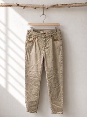 Mos Mosh | Lyocell Blend Embellished Pants Studded Pockets | Danish Denim | 30
